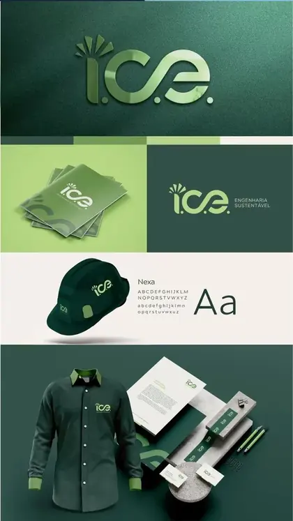 Identidade visual da ICE Engenharia