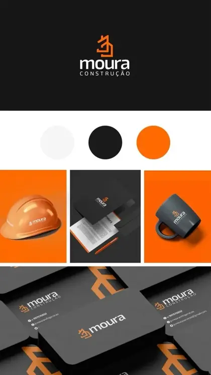 Identidade visual da Moura Construção